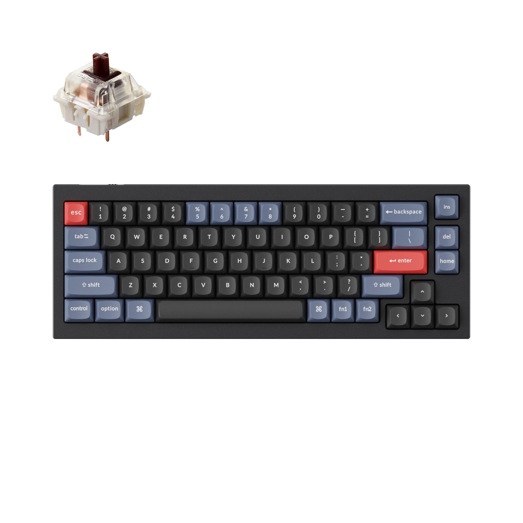 keychron-q2-qmk-clavier-m-canique-custom-filaire-75-layout-us-ansi image 3