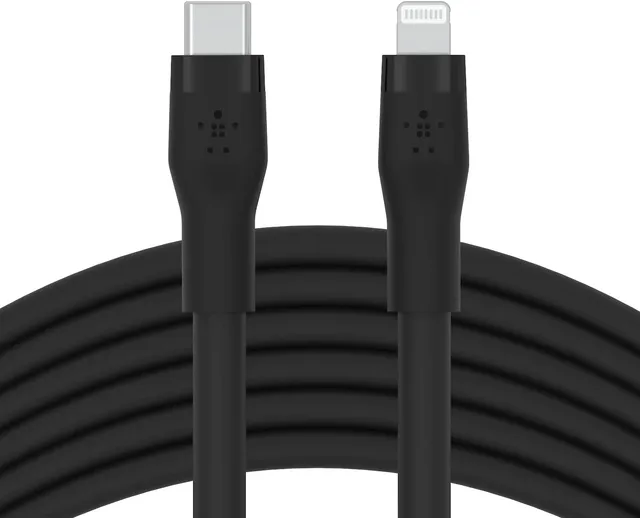 belkin-boostcharge-flex-c-ble-usb-c-vers-lightning-3-m-20-w-mfi-noir image 1
