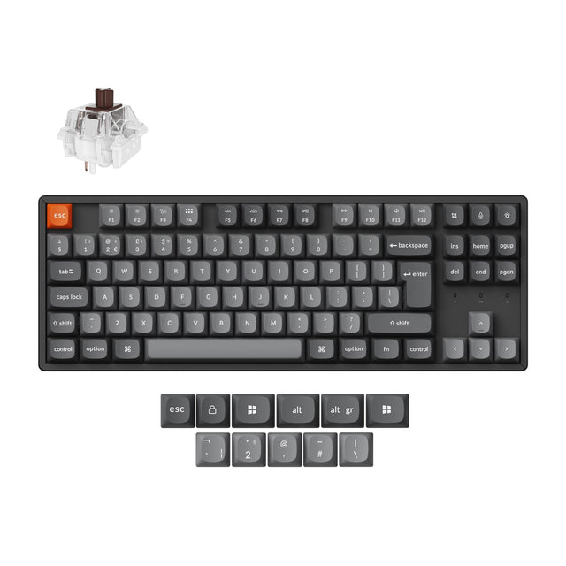 keychron-k8-max-qmk-clavier-m-canique-sans-fil-tkl-80-iso image 2
