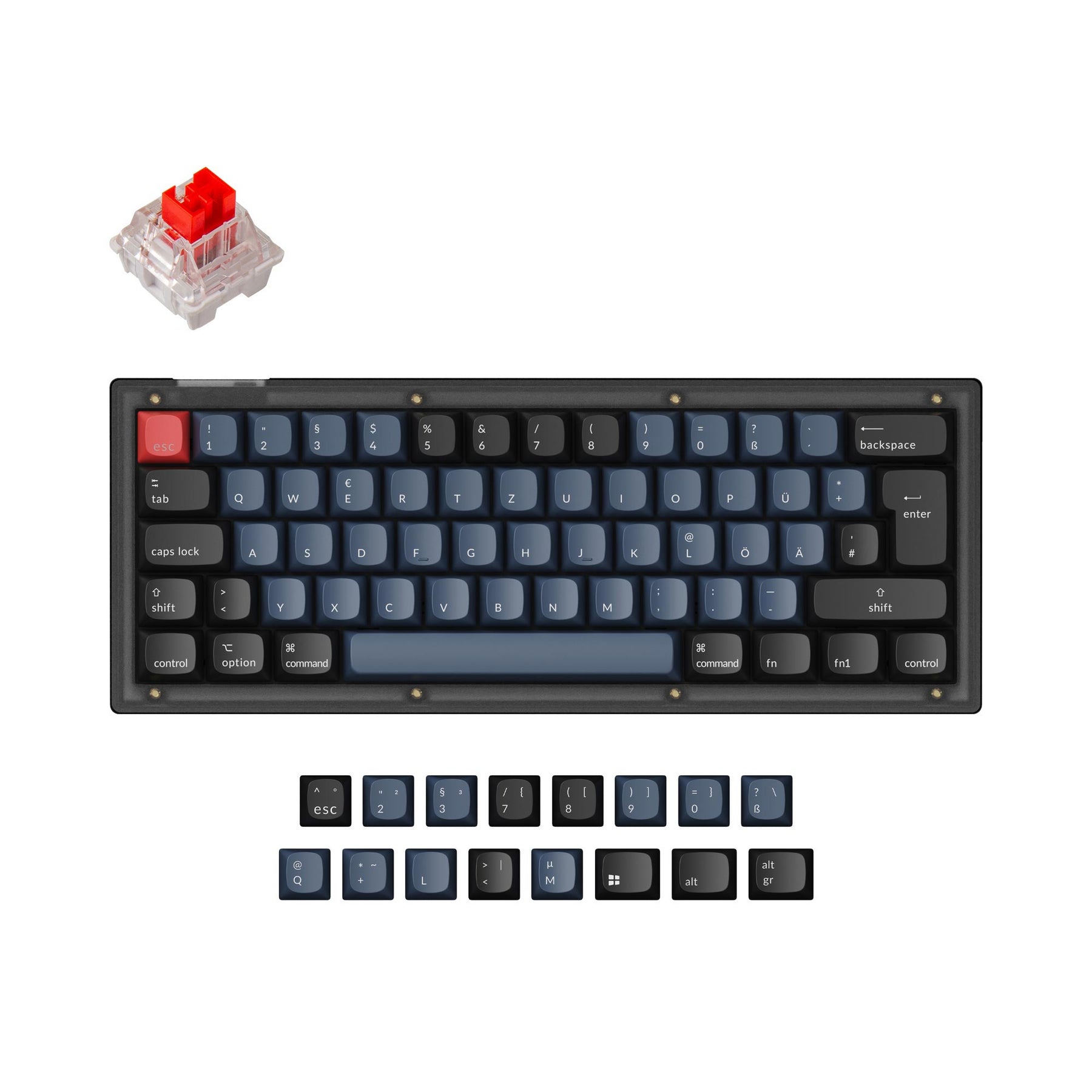 keychron-v4-clavier-m-canique-custom-qmk-iso-collection-azerty-compatible image 3
