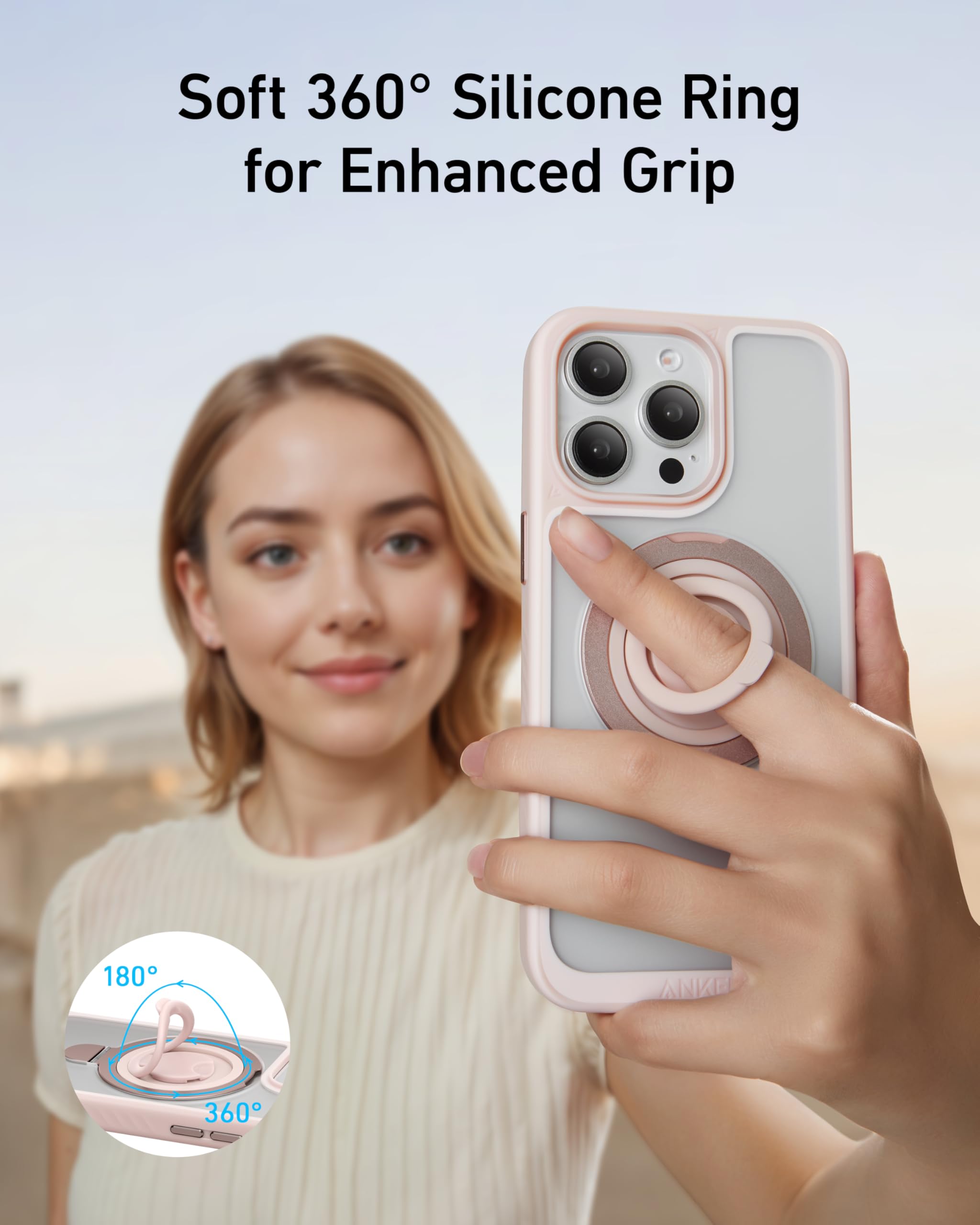 anker-maggo-coque-magn-tique-avec-support-2-en-1-anneau-silicone-360-pour-iphone image 3