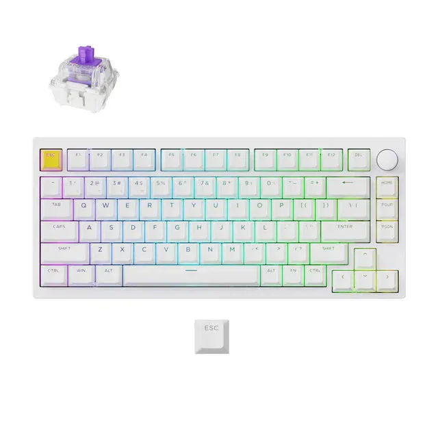 lemokey-p1-he-clavier-gaming-custom-75-sans-fil-switch-magn-tique-us-ansi image 1