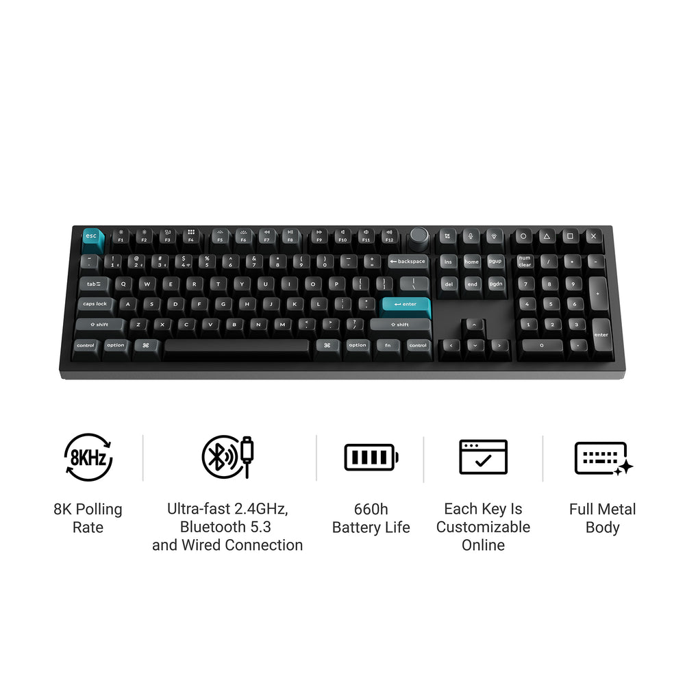 keychron-q6-ultra-8k-clavier-m-canique-custom-sans-fil-100-us-ansi image 7