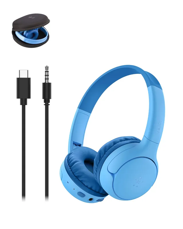 belkin-soundform-mini-2-casque-enfant-bluetooth-bleu-55h image 1