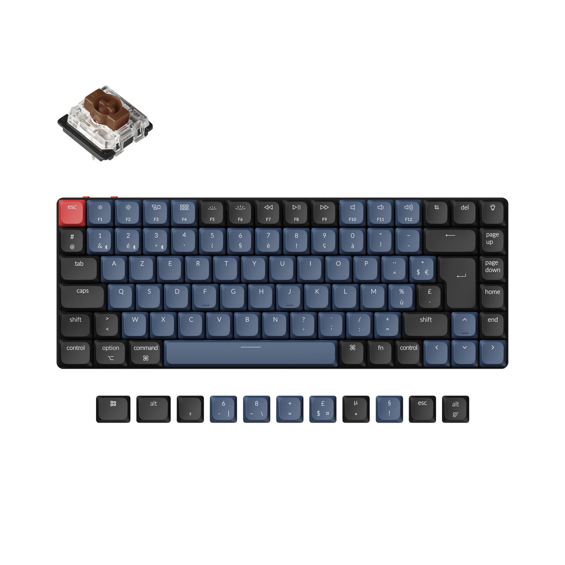 keychron-k3-pro-qmk-via-clavier-m-canique-sans-fil-ultra-fin-75-low-profile-iso image 2