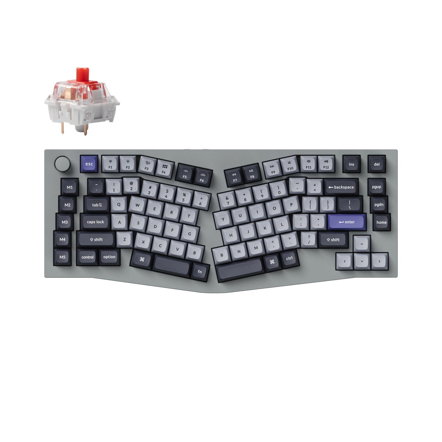 keychron-q10-pro-alice-layout-clavier-m-canique-custom-sans-fil-qmk-via-ansi-us image 4