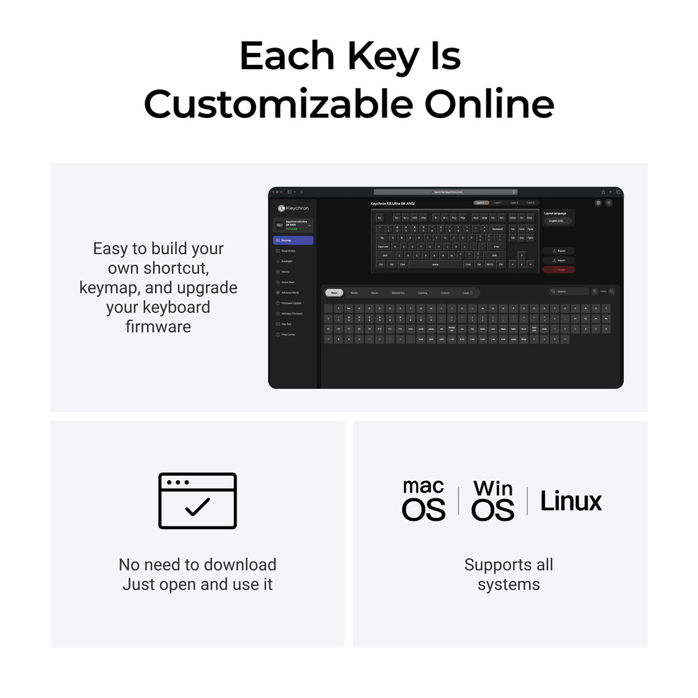 keychron-k8-ultra-8k-clavier-m-canique-custom-sans-fil-tkl-80-us-ansi image 8