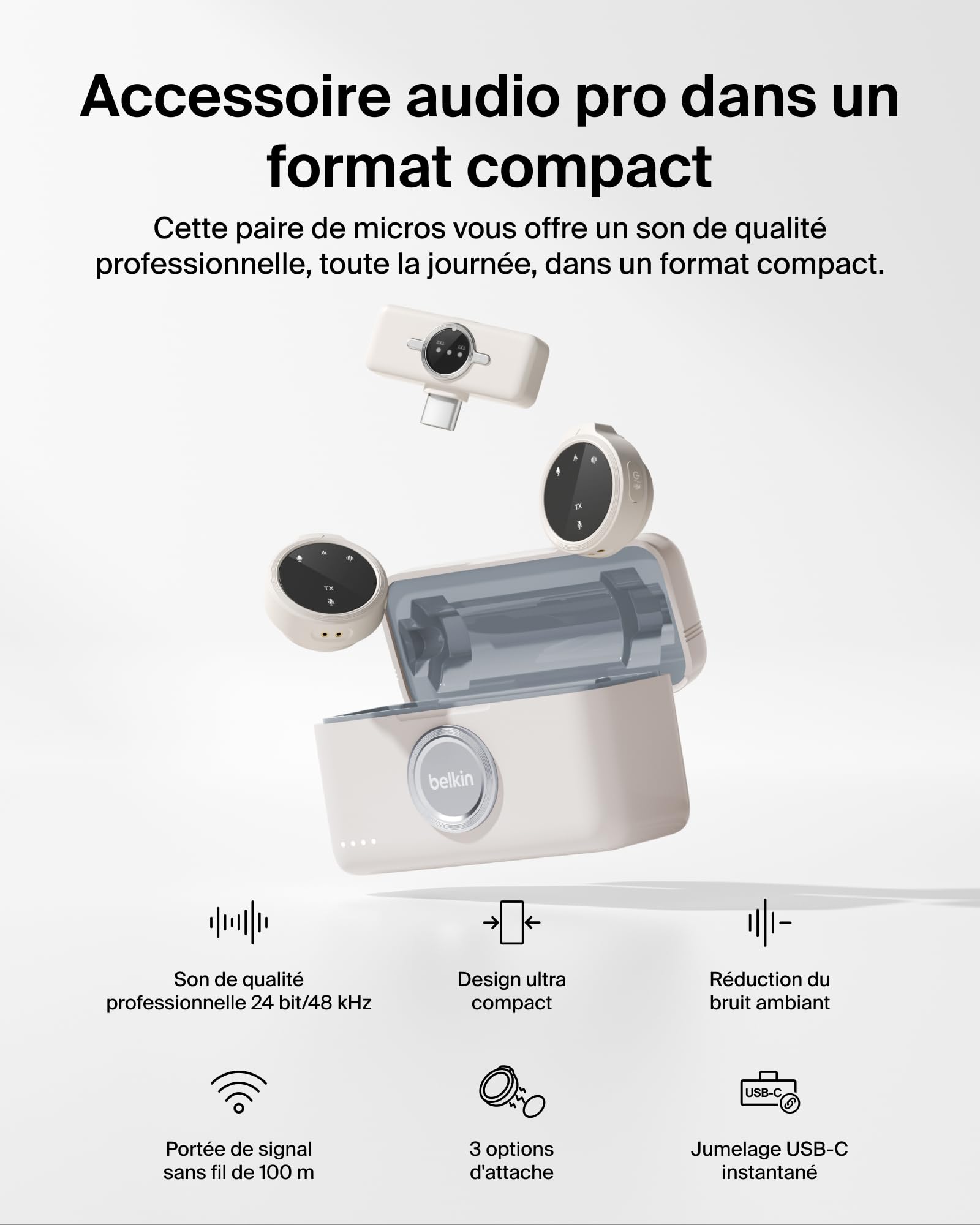 belkin-stage-kit-cr-ateurs-contenu-tr-pied-support-magn-tique-2-micros-sans-fil image 4