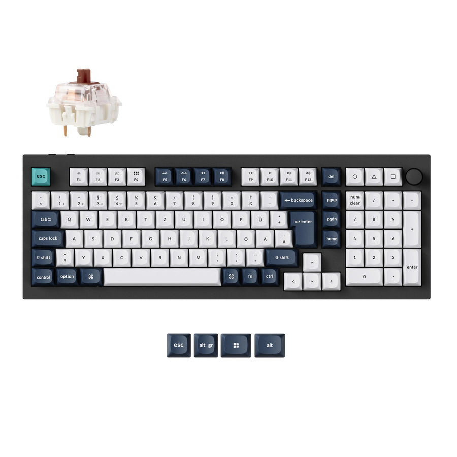keychron-q5-max-clavier-m-canique-custom-sans-fil-qmk-via-iso image 1