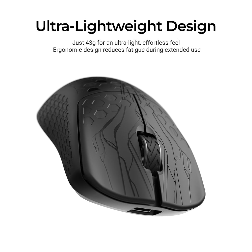 keychron-g5-souris-gamer-sans-fil-ultra-l-g-re-43g-8k-pixart-3950 image 3