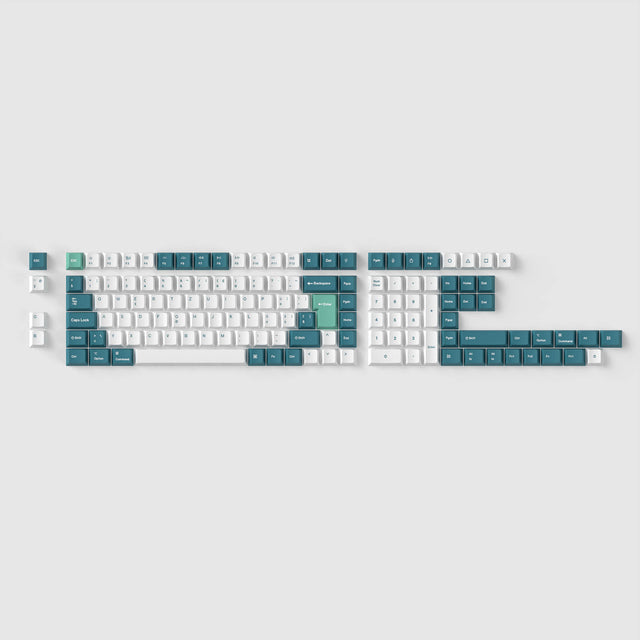 keychron-set-de-touches-iso-cherry-pbt-dye-sub-white-mint image 5
