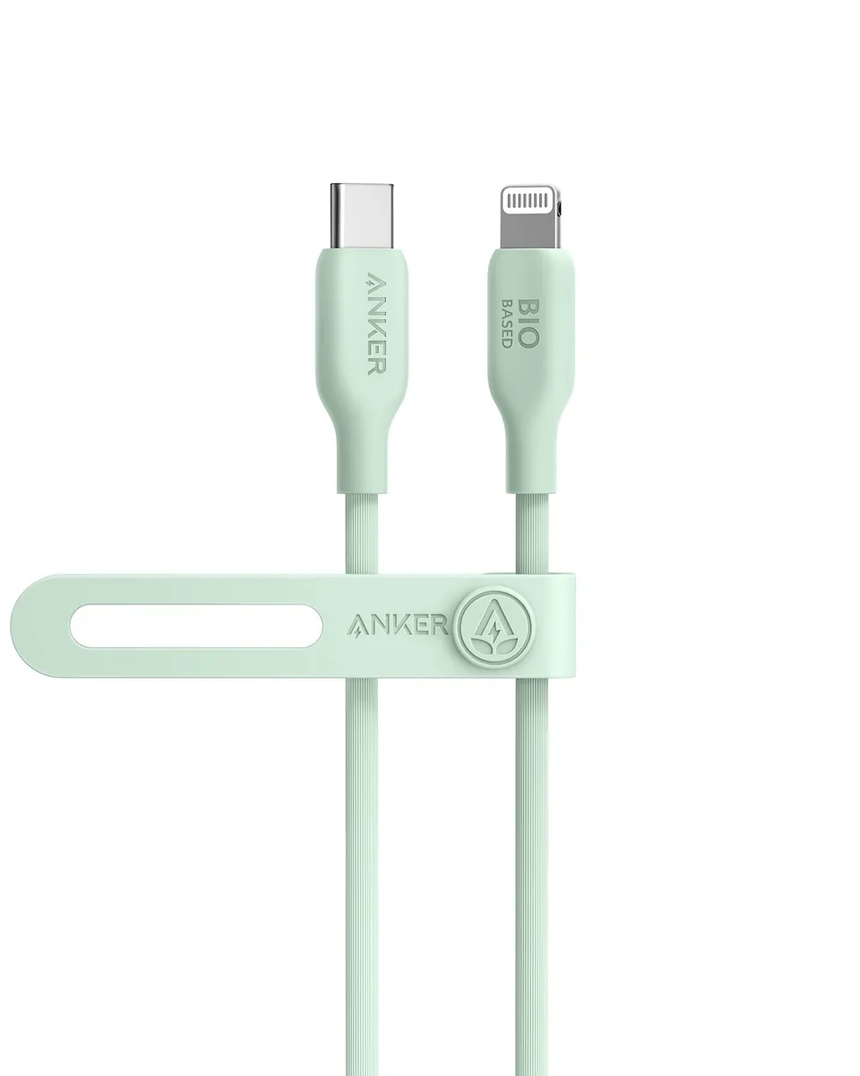 anker-541-c-ble-usb-c-vers-lightning-0-9-m-vert-naturel image 1