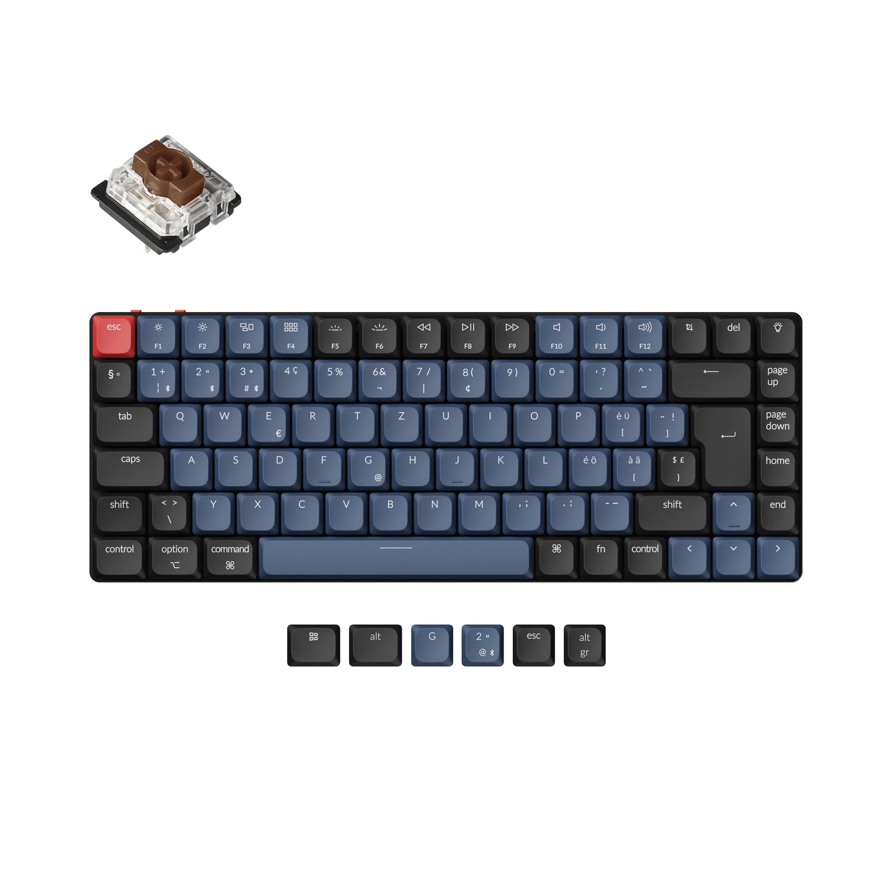 keychron-k3-pro-qmk-via-clavier-m-canique-sans-fil-ultra-fin-75-low-profile-iso image 8