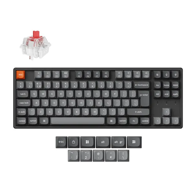 keychron-k8-max-qmk-clavier-m-canique-sans-fil-tkl-80-iso image 1