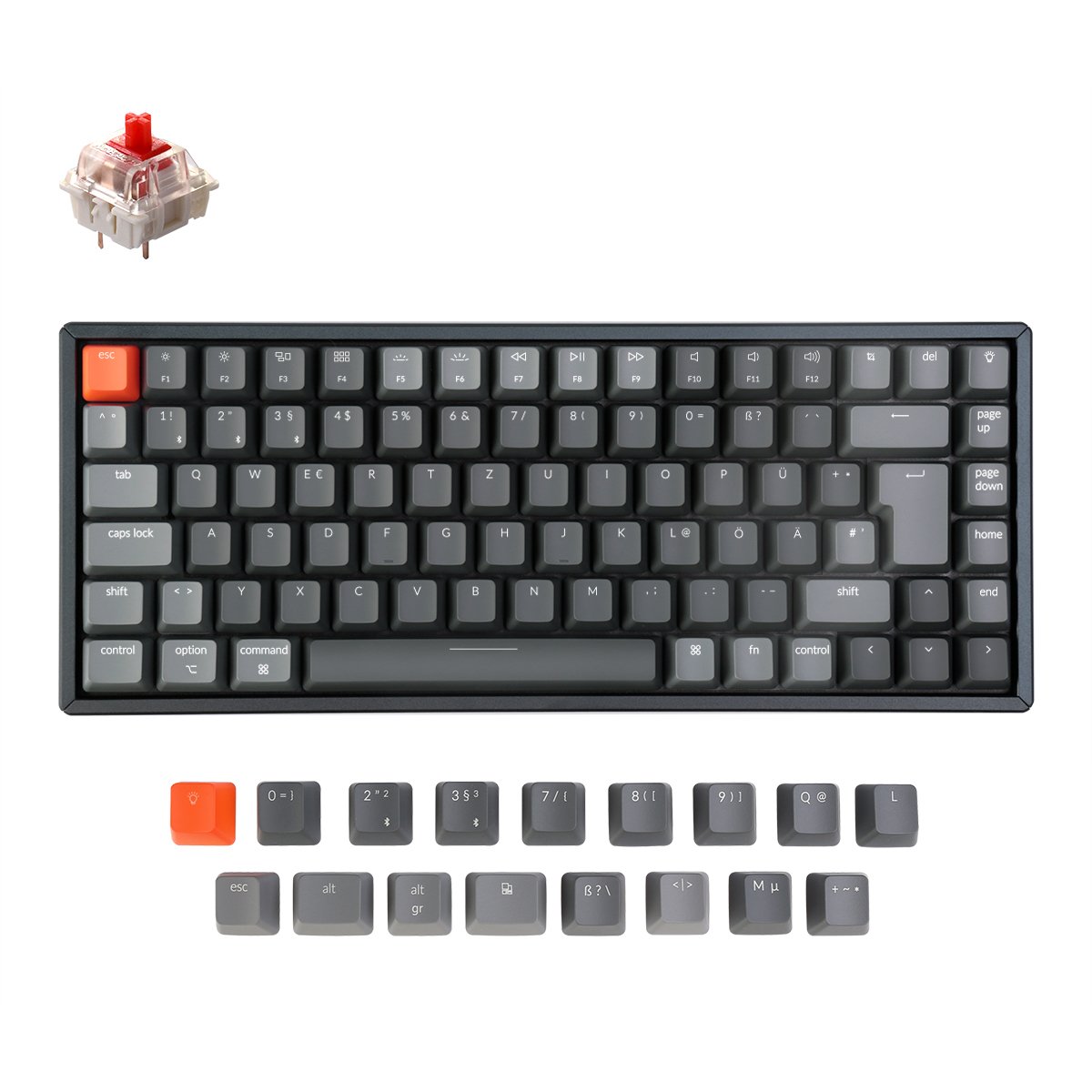 keychron-k2-version-2-clavier-m-canique-sans-fil-iso-de-allemand-qwertz image 4