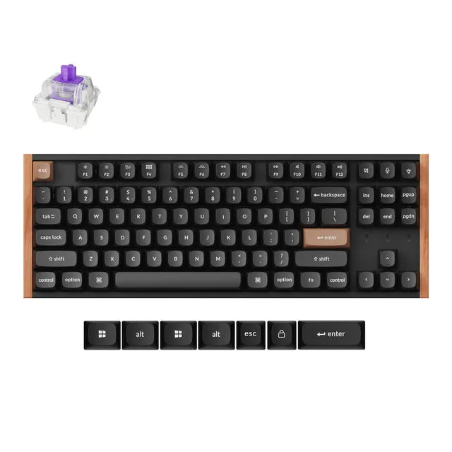 keychron-k8-he-clavier-custom-sans-fil-switches-magn-tiques-us-ansi image 1