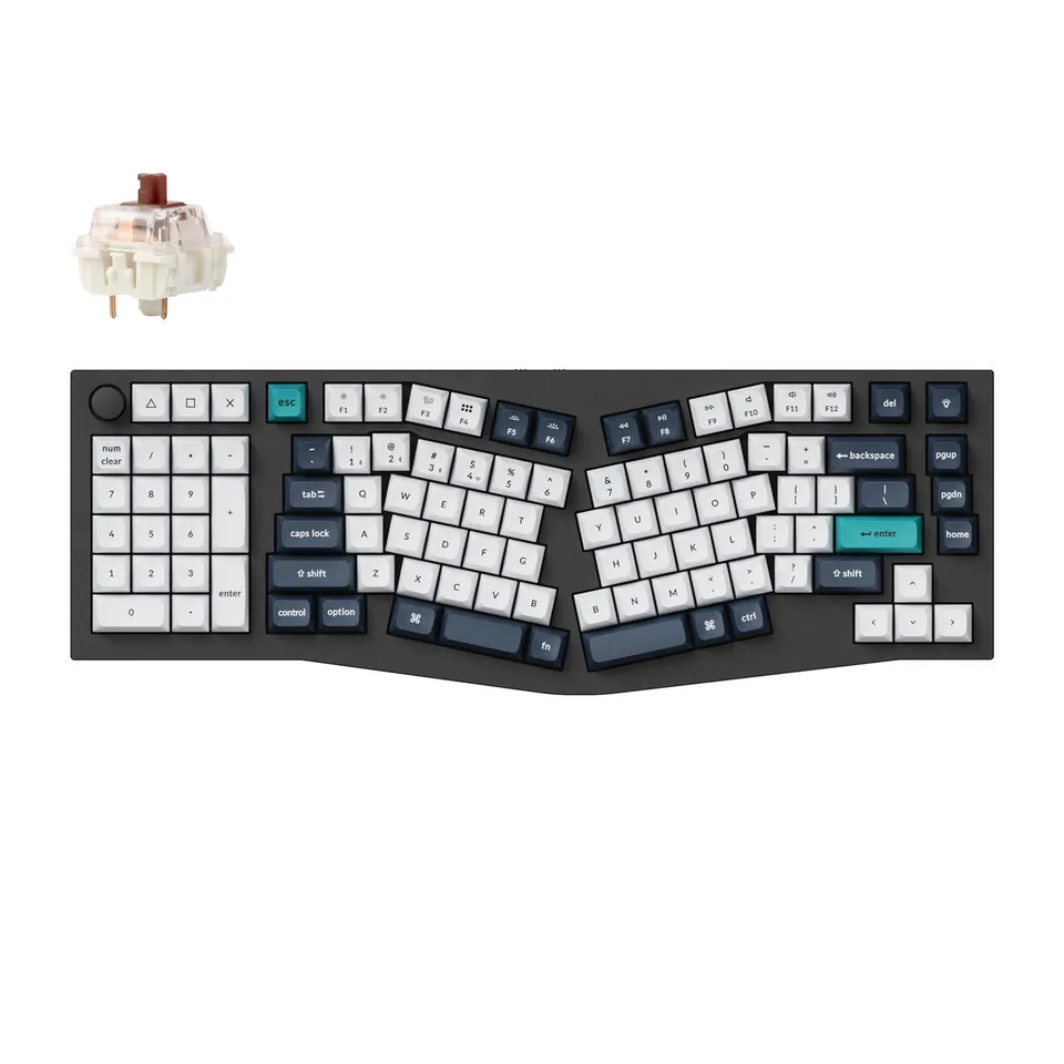 keychron-q14-max-clavier-m-canique-custom-sans-fil-qmk-layout-alice-us-ansi image 1
