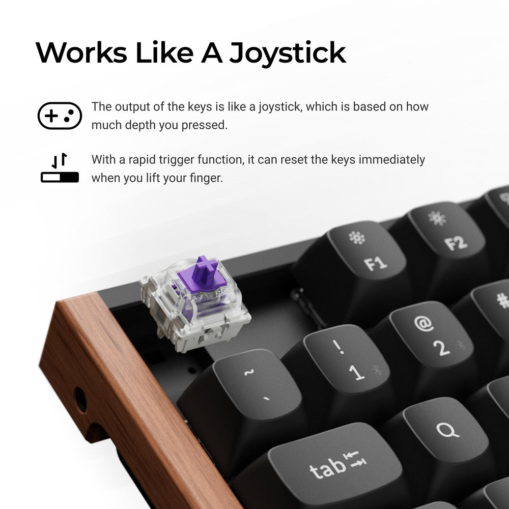 keychron-k8-he-clavier-magn-tique-sans-fil-personnalisable-iso image 2