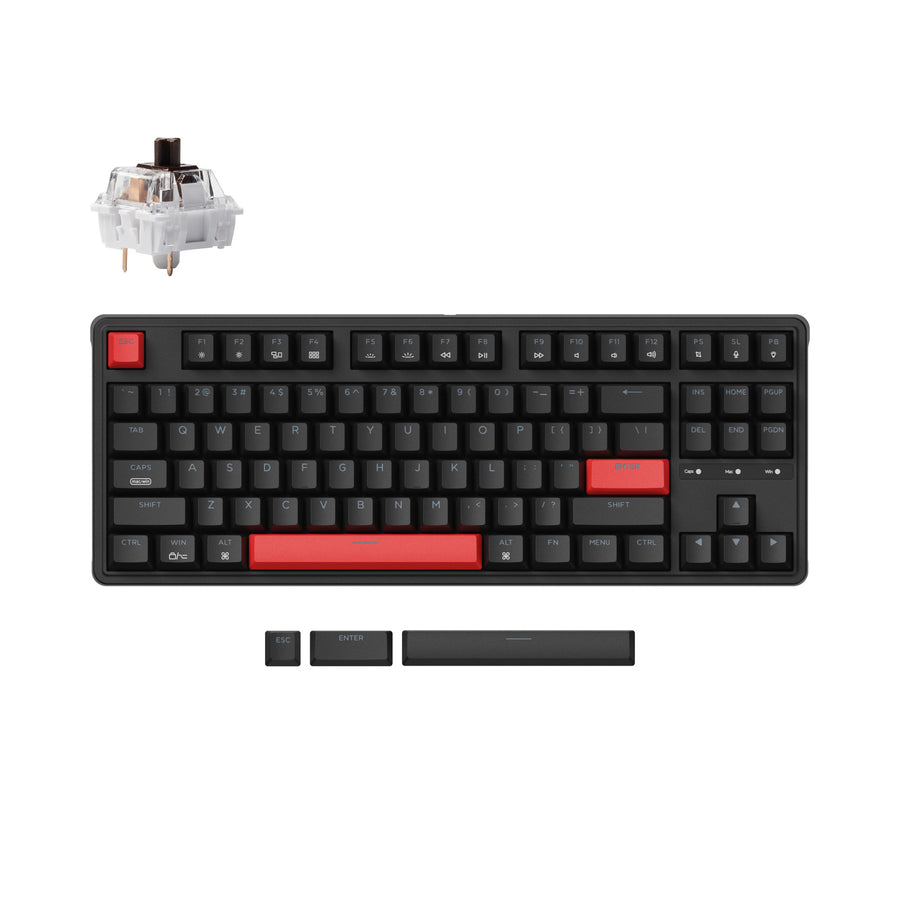 keychron-c3-pro-clavier-m-canique-filaire-qmk-via-disposition-us-ansi image 2