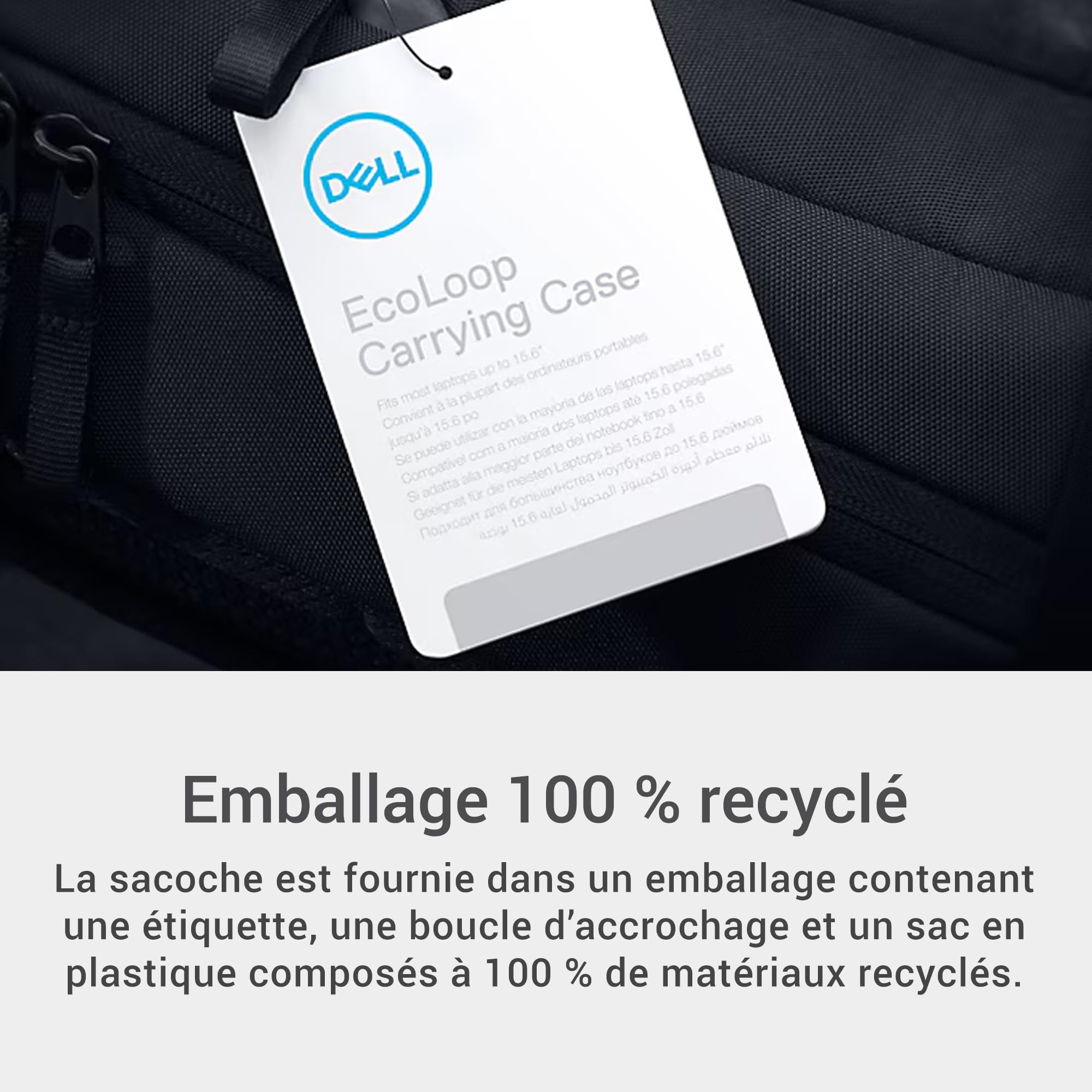 dell-ecoloop-pro-slim-sacoche-bandouli-re-pour-pc-15-6-pouces image 5