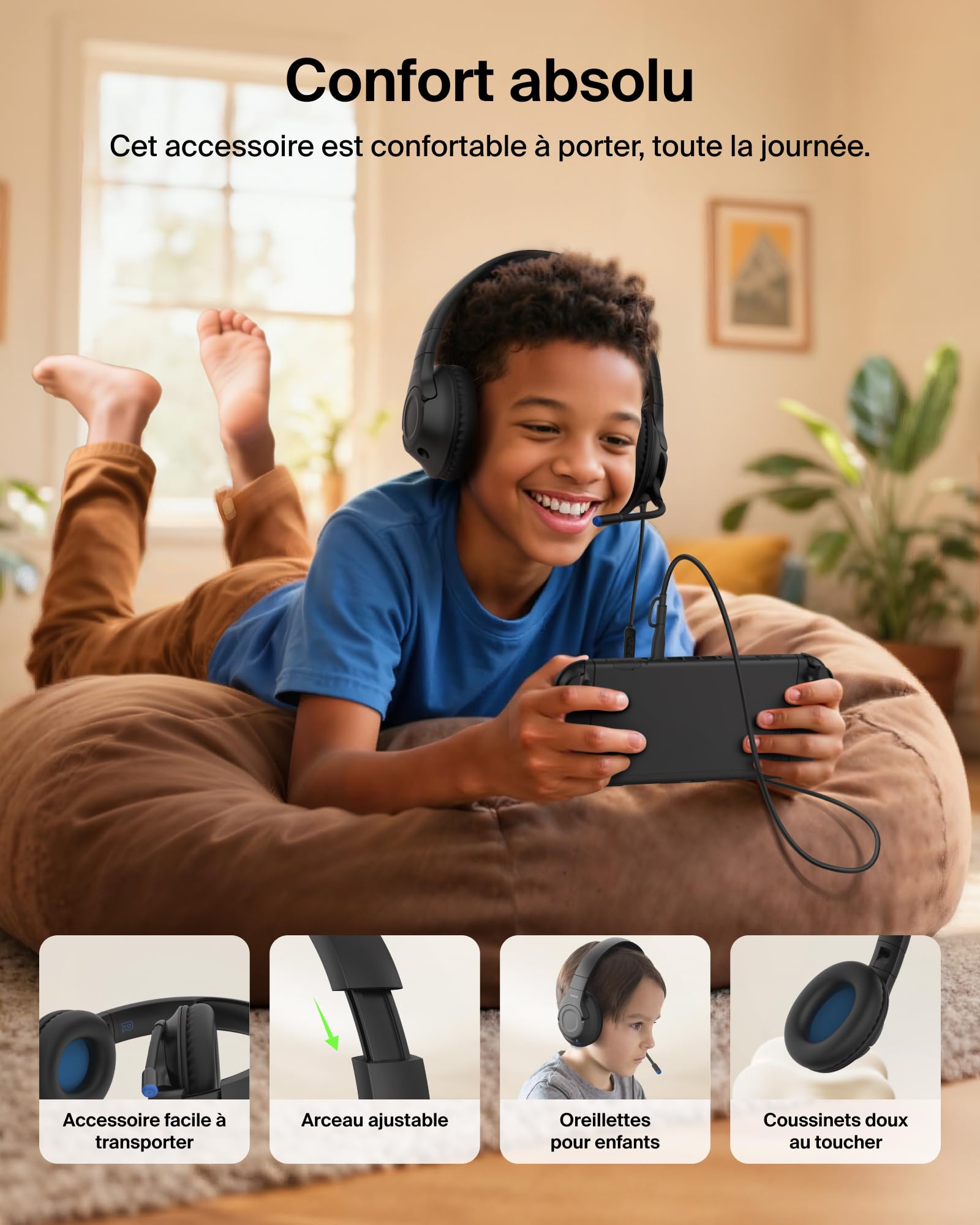 belkin-gaming-inspire-pour-enfants-casque-audio-filaire-avec-adaptateur-usb-c-no image 6