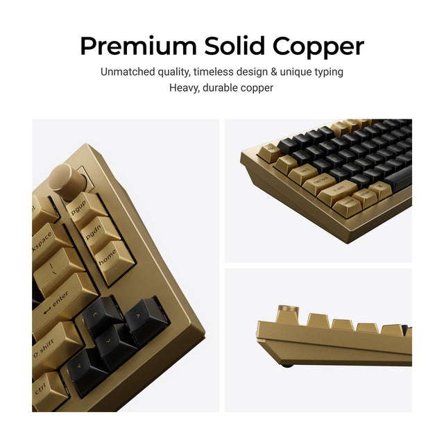 keychron-q1-he-copper-edition-clavier-custom-qmk-sans-fil-75-us-ansi image 4