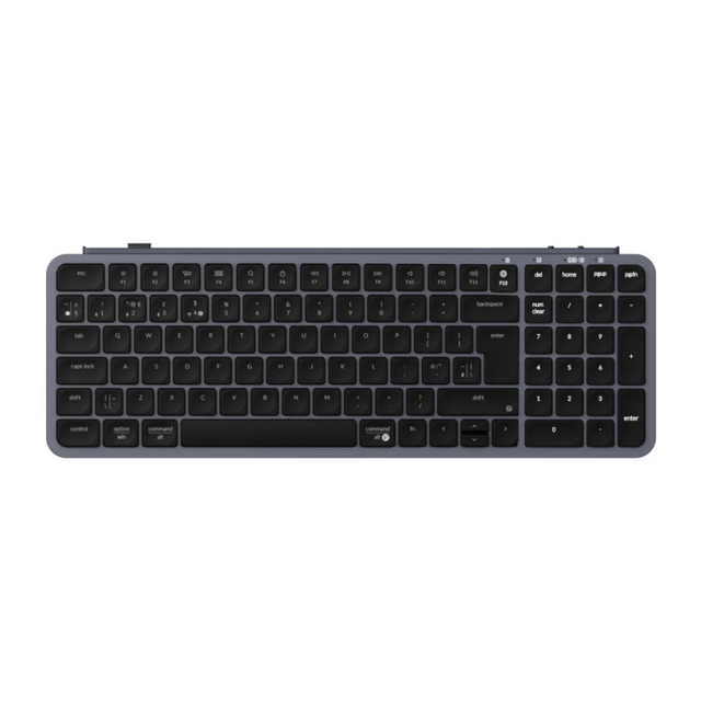 keychron-b2-pro-clavier-sans-fil-ultra-fin-96-iso-2-4-ghz-bluetooth-filaire image 2