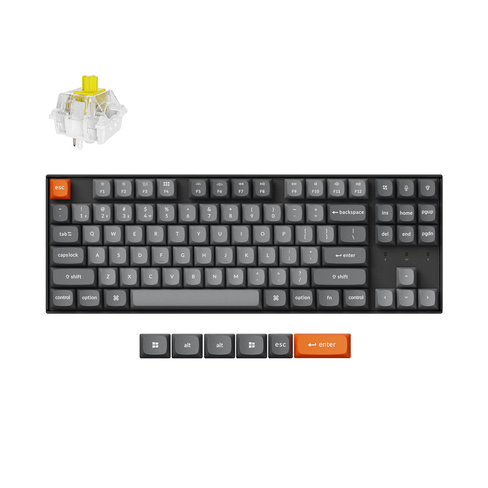 keychron-k8-max-qmk-clavier-m-canique-sans-fil-80-tkl-us-ansi image 3