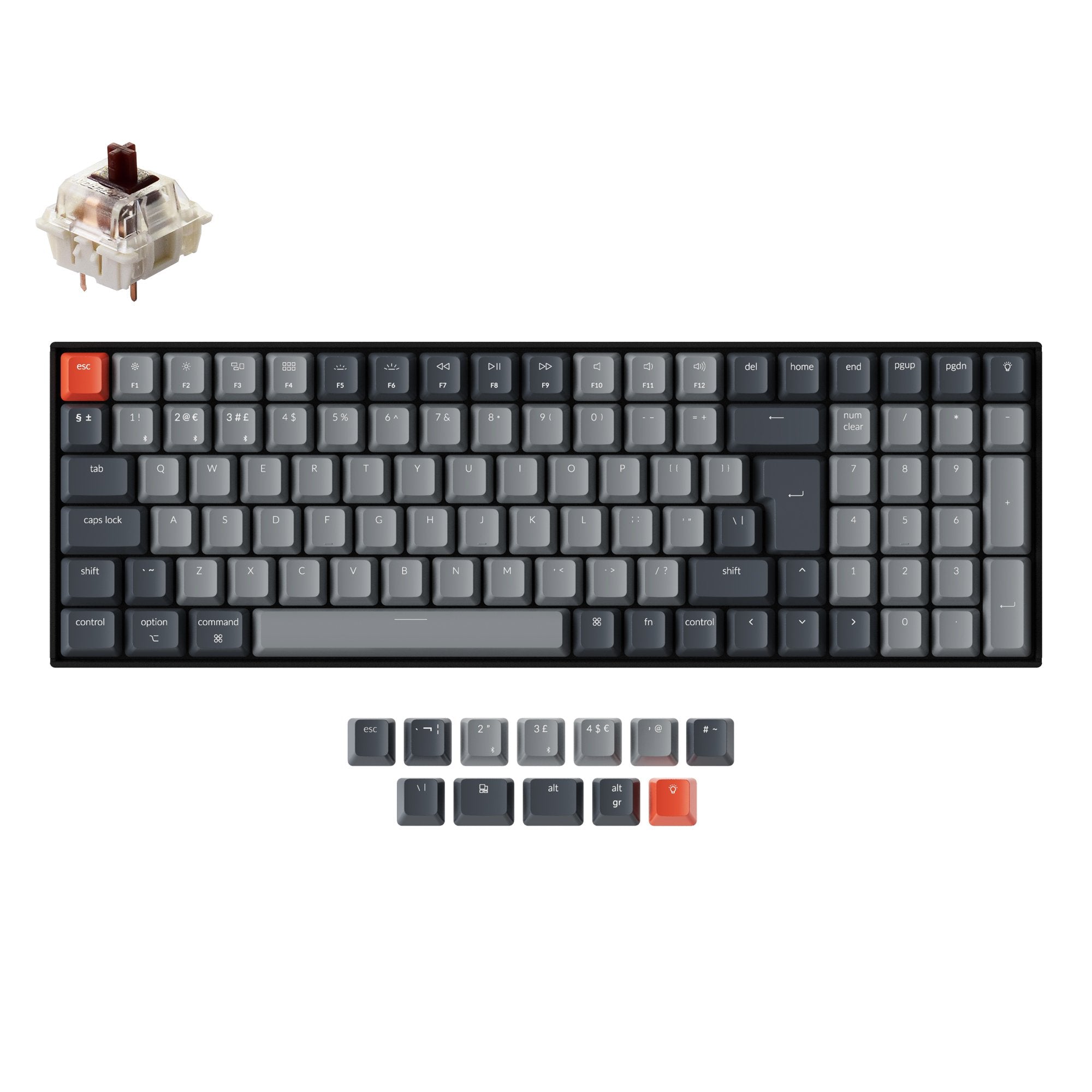 keychron-k4-version-2-clavier-m-canique-sans-fil-96-uk-iso image 6