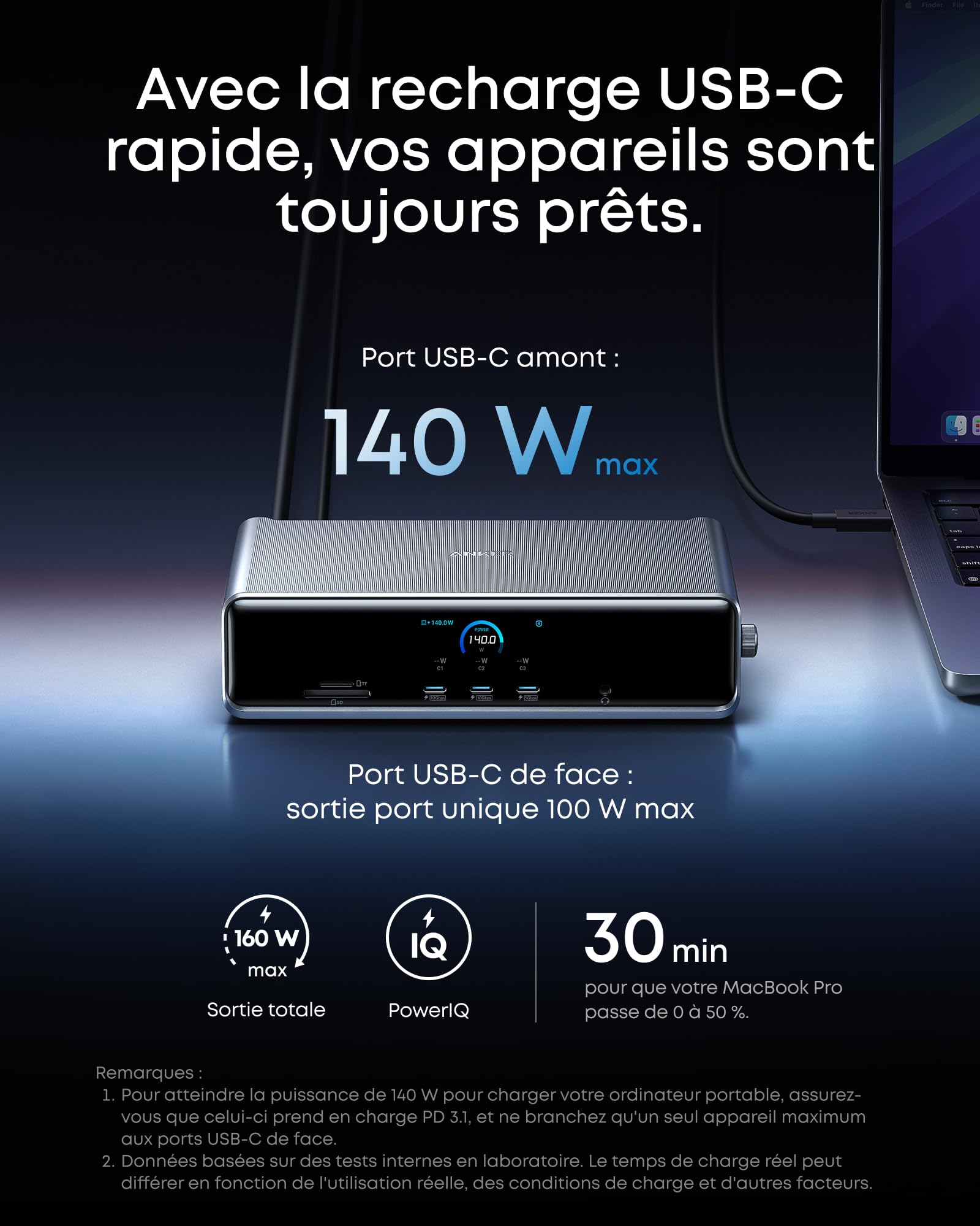 anker-prime-station-d-accueil-14-en-1-triple-affichage-8k-140w image 5