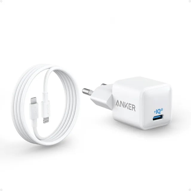 anker-511-nano-chargeur-usb-c-20w-piq-3-0-c-ble-usb-c-vers-lightning-180-cm image 1