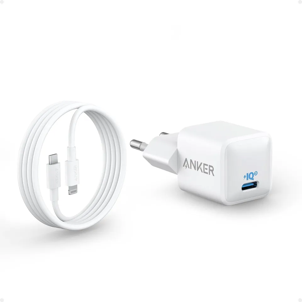 anker-511-nano-chargeur-usb-c-20w-piq-3-0-c-ble-usb-c-vers-lightning-180-cm image 1
