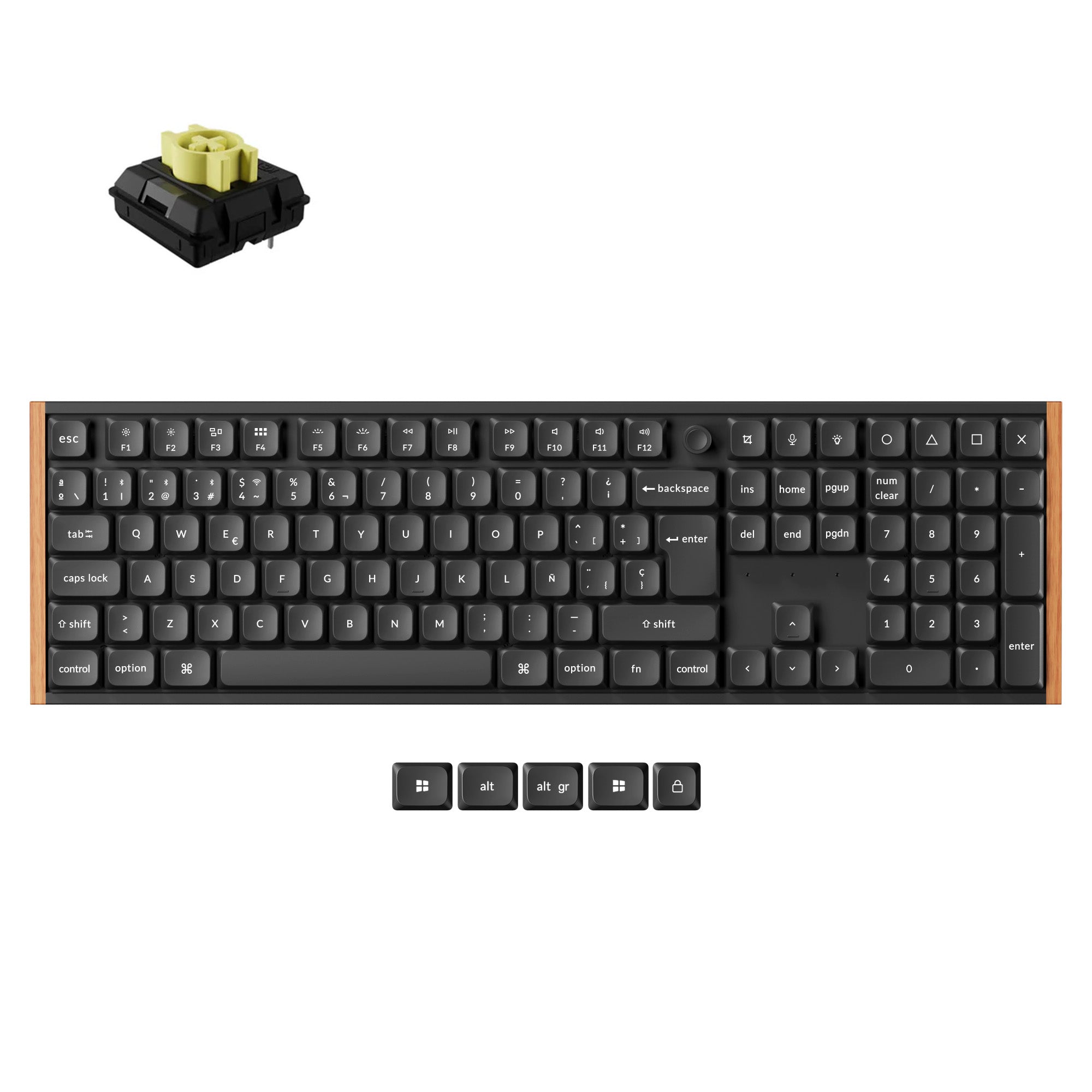 keychron-k5-ultra-8k-clavier-m-canique-custom-sans-fil-ultra-fin-100-iso-fran-ai image 6