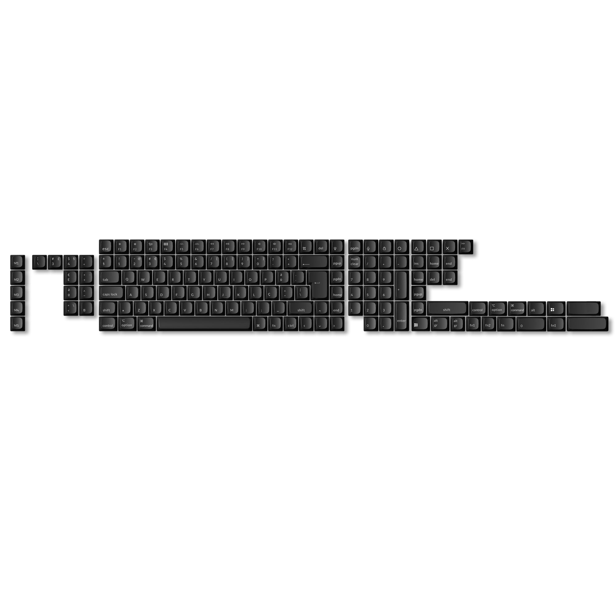 keychron-set-de-touches-iso-shine-through-abs-profil-osa-full-set image 3