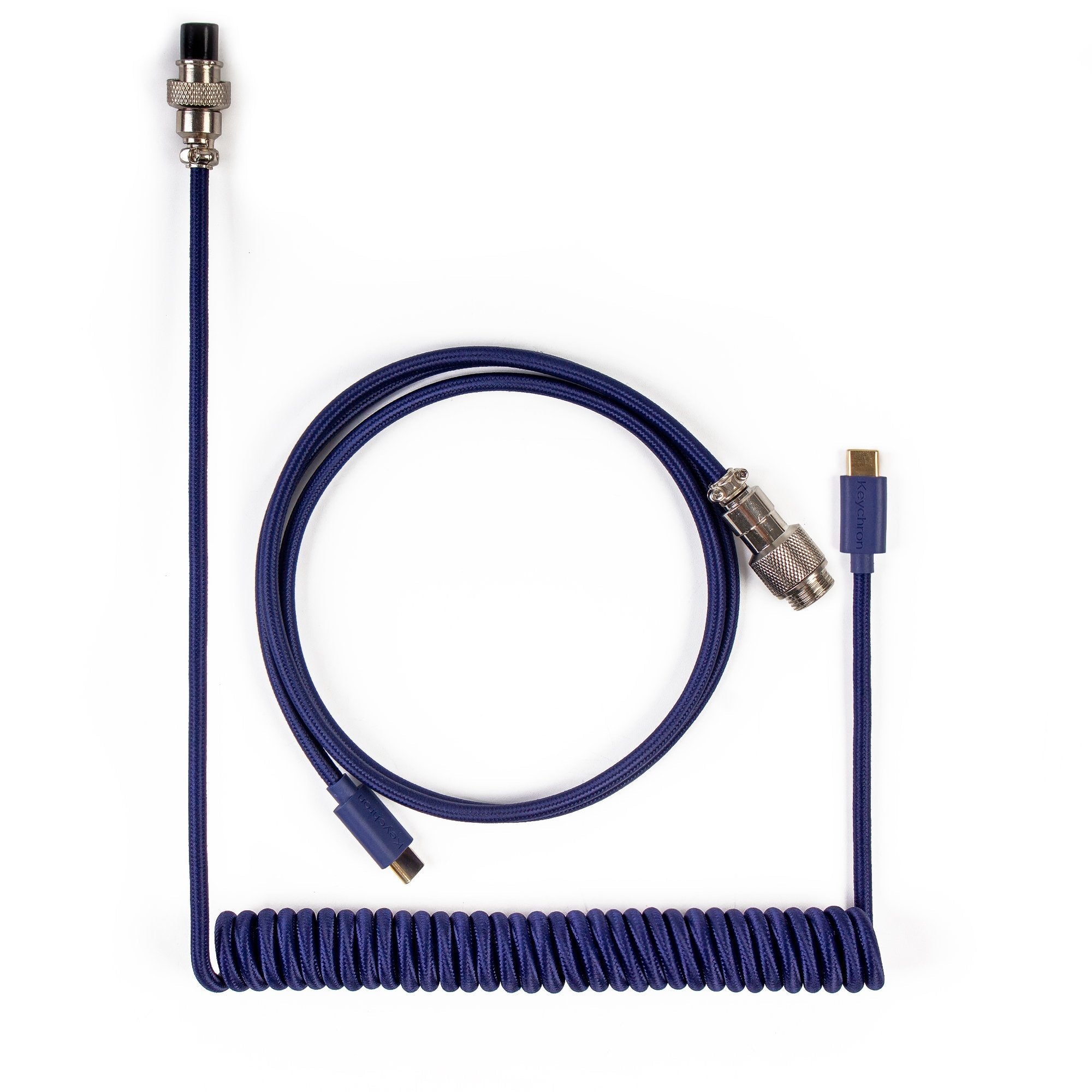 keychron-c-ble-aviateur-spiral-custom-usb-c-gris-noir-bleu image 6