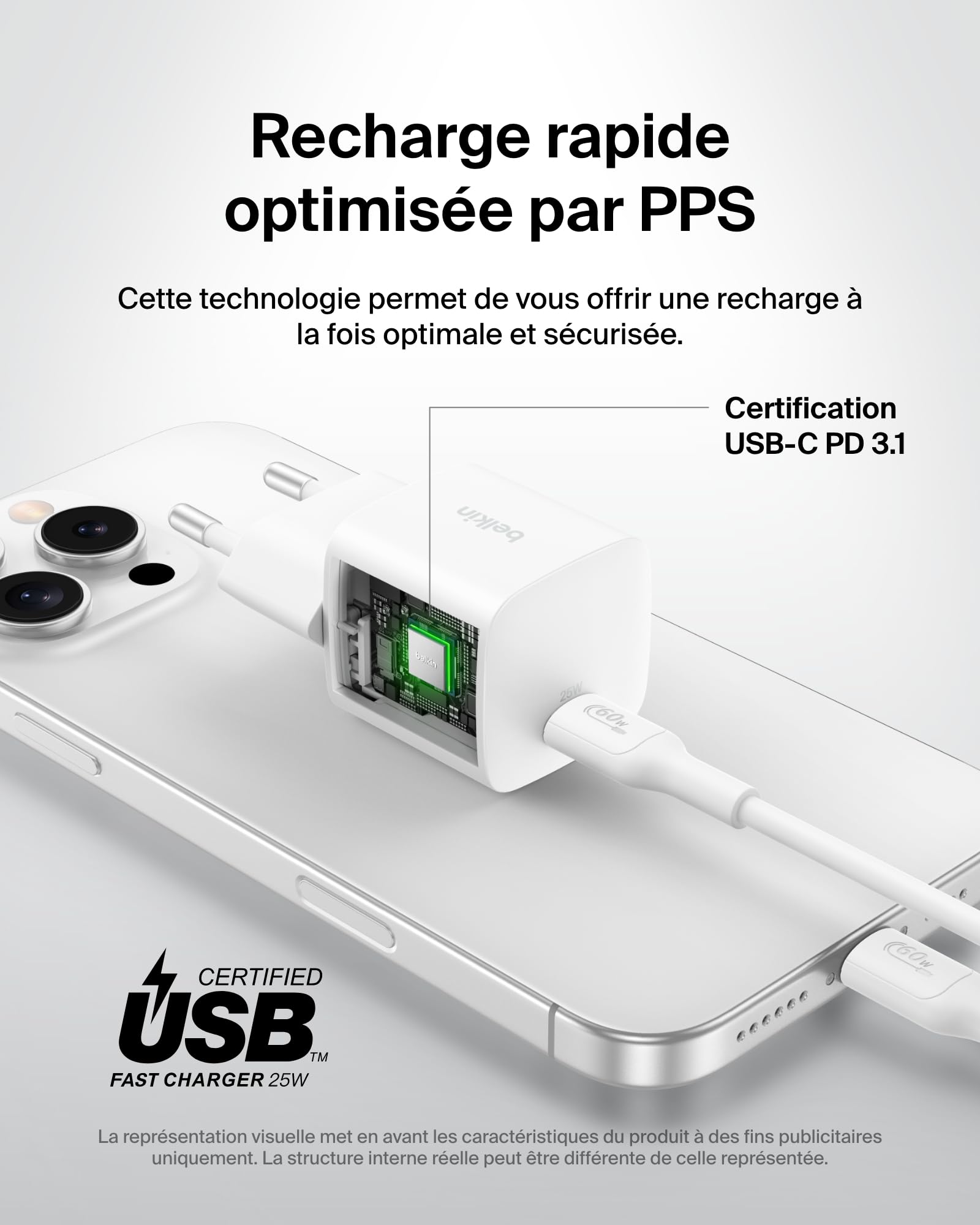 belkin-chargeur-secteur-usb-c-25w-pd-3-0-pps-blanc image 4