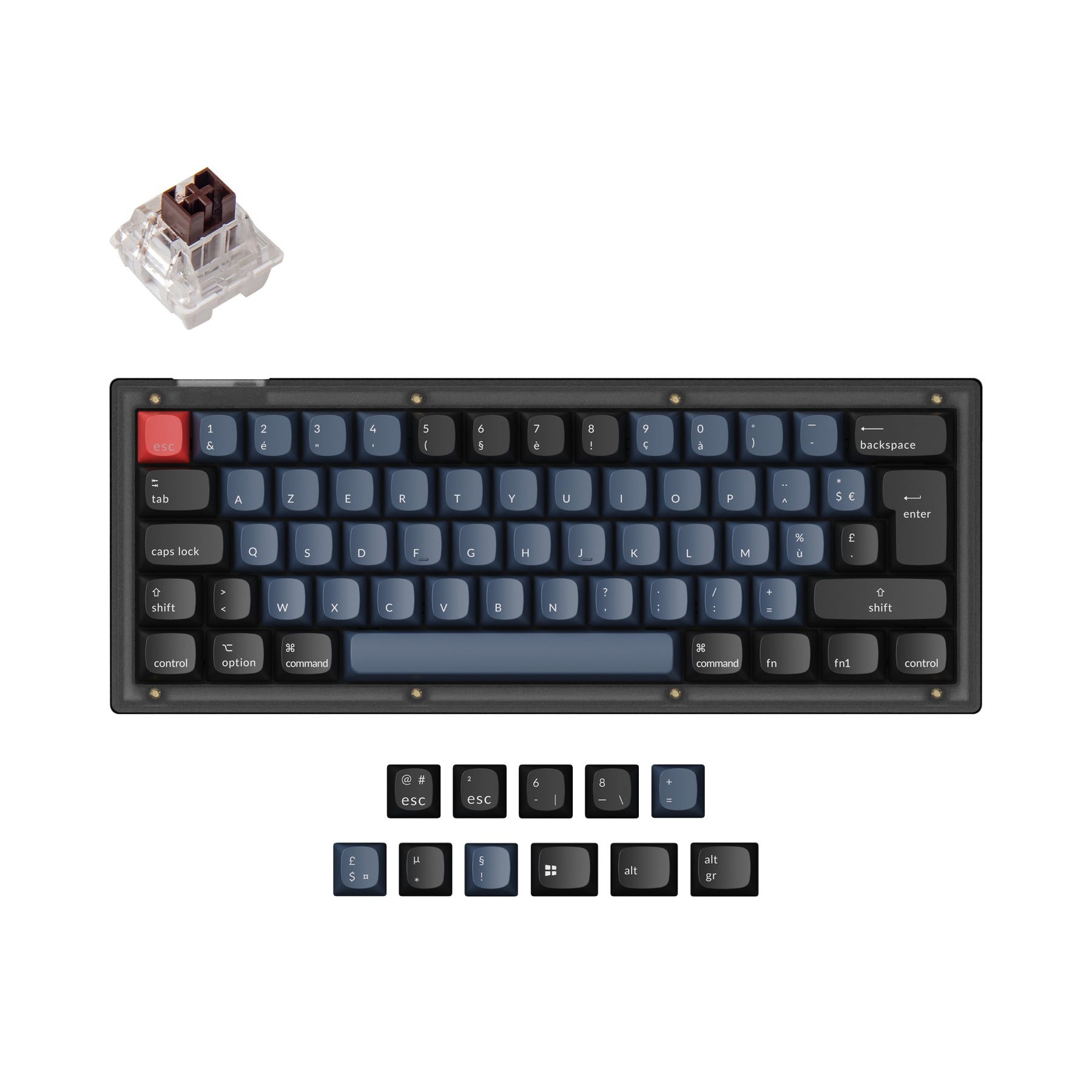 keychron-v4-clavier-m-canique-custom-qmk-iso-collection-azerty-compatible image 2