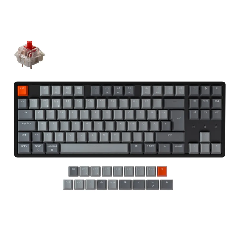 keychron-k8-clavier-m-canique-sans-fil-tenkeyless-iso-de-allemand-qwertz-hot-swa image 1
