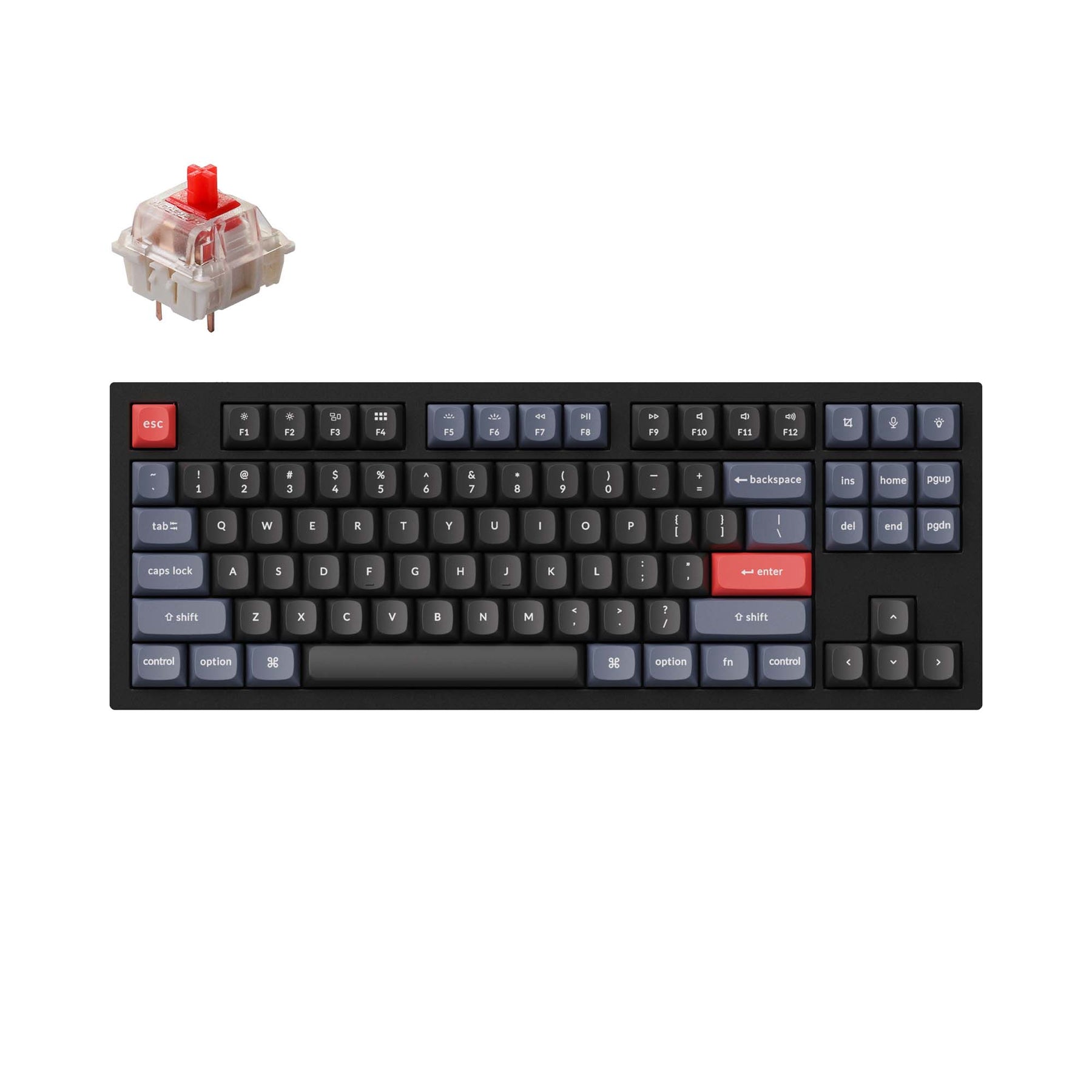 keychron-q3-qmk-clavier-m-canique-custom-filaire-us-ansi image 1