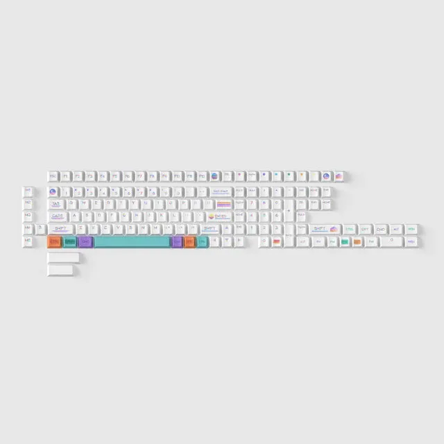 keychron-pixel-sunset-set-complet-139-touches-pbt-dye-sub-profil-cherry image 1