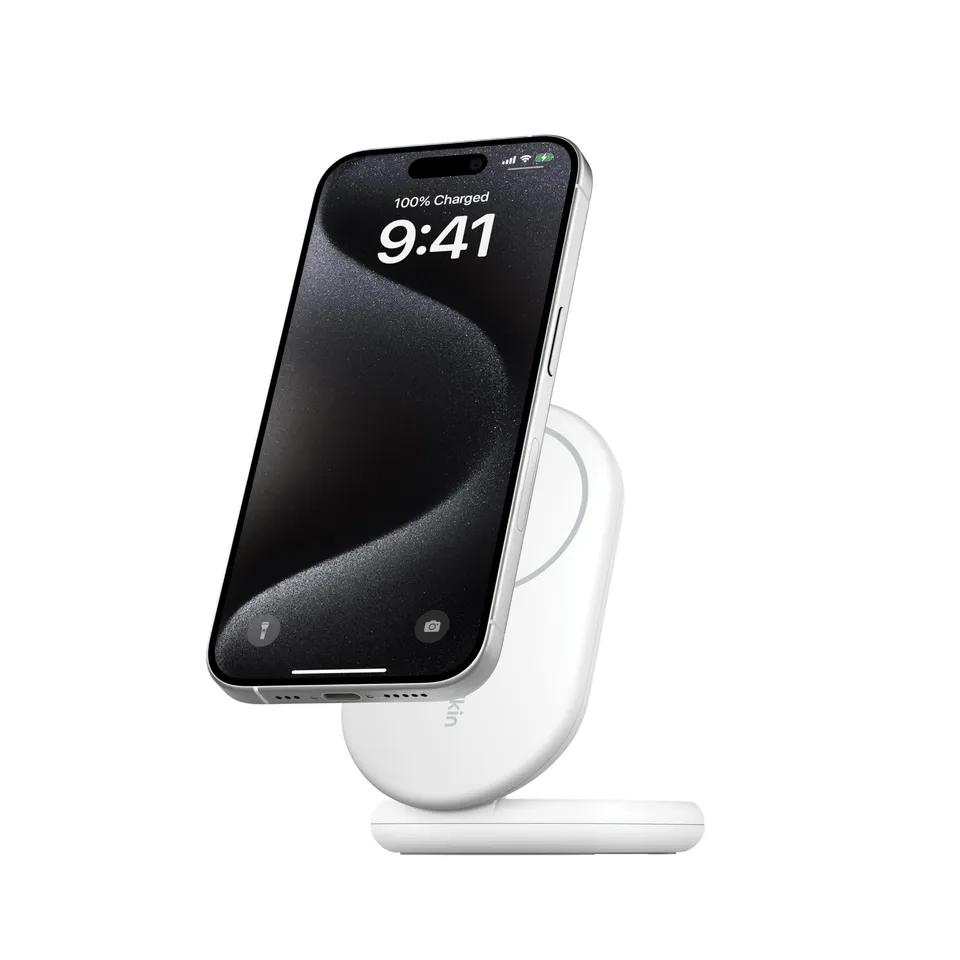 belkin-boostcharge-socle-pliable-qi2-15w-magsafe-blanc image 1