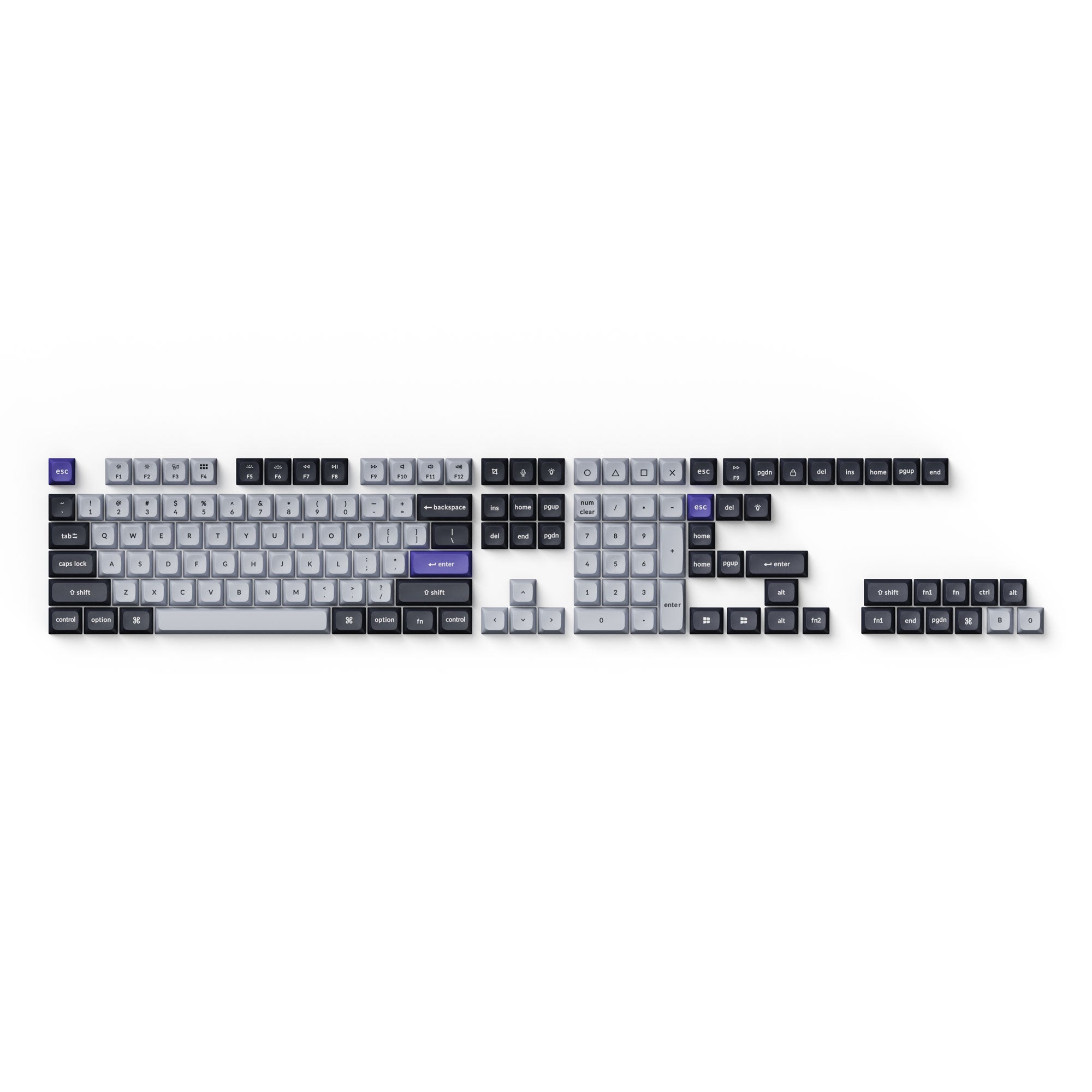 keychron-jeu-complet-de-keycaps-pbt-double-shot-profil-ksa image 4