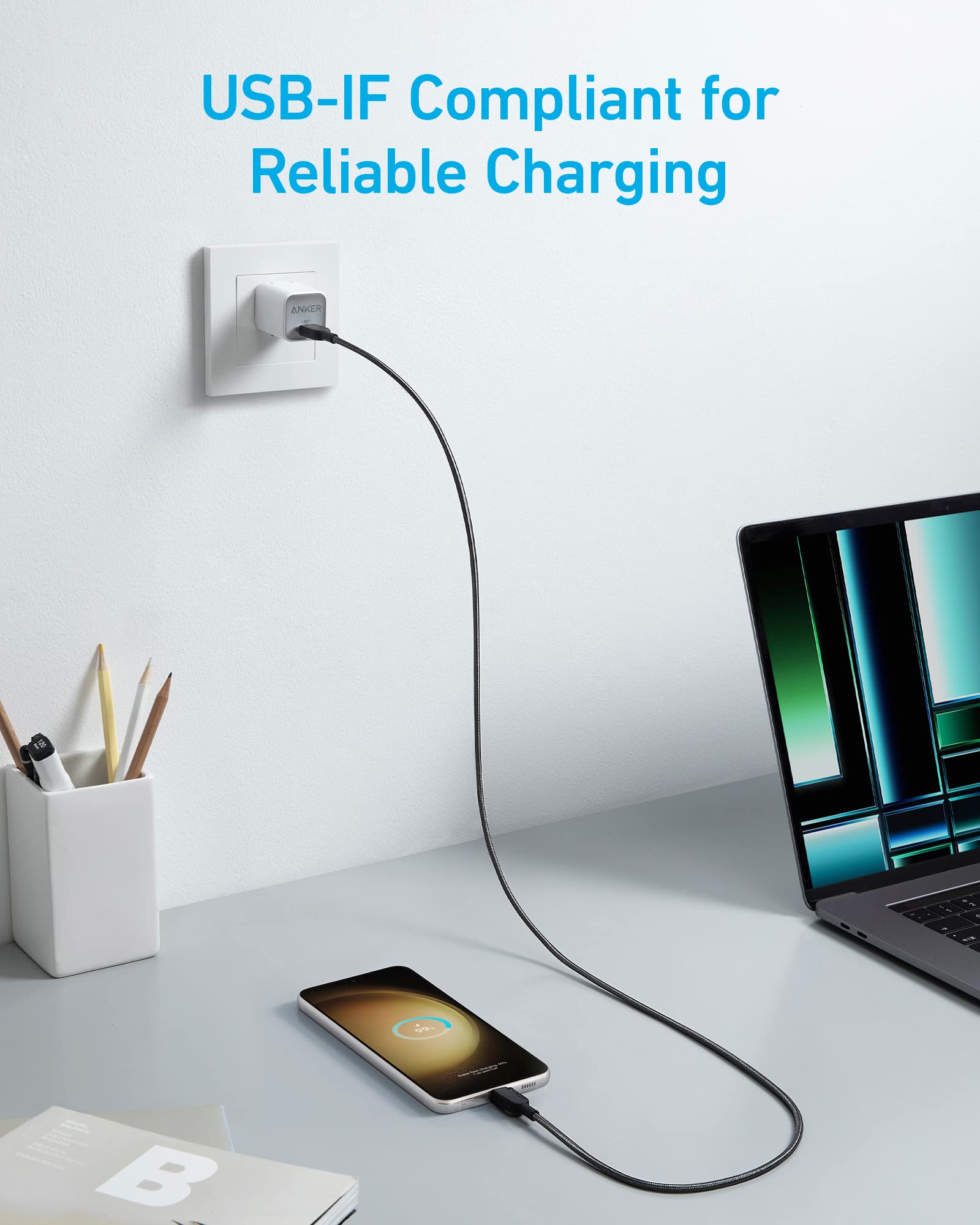 anker-c-ble-usb-c-vers-usb-c-lot-de-2-x-0-9m-noir image 4
