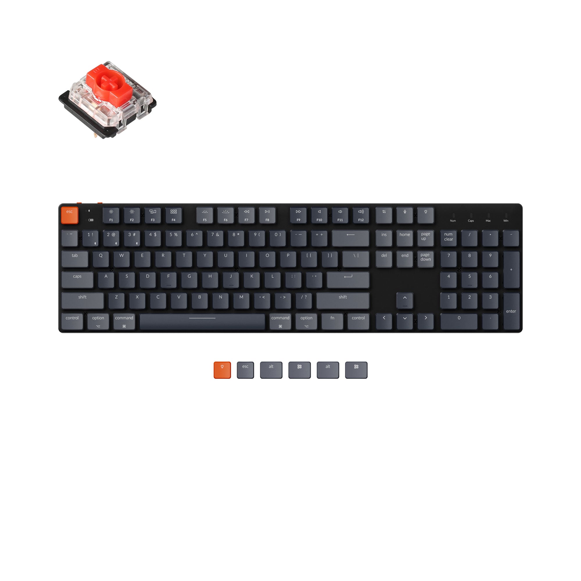keychron-k5-se-ultra-fin-clavier-m-canique-sans-fil-100-us-ansi image 4