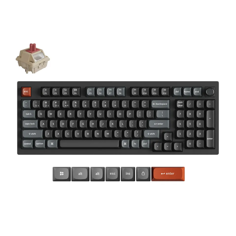 keychron-v5-ultra-8k-clavier-m-canique-sans-fil-96-disposition-us-ansi image 1