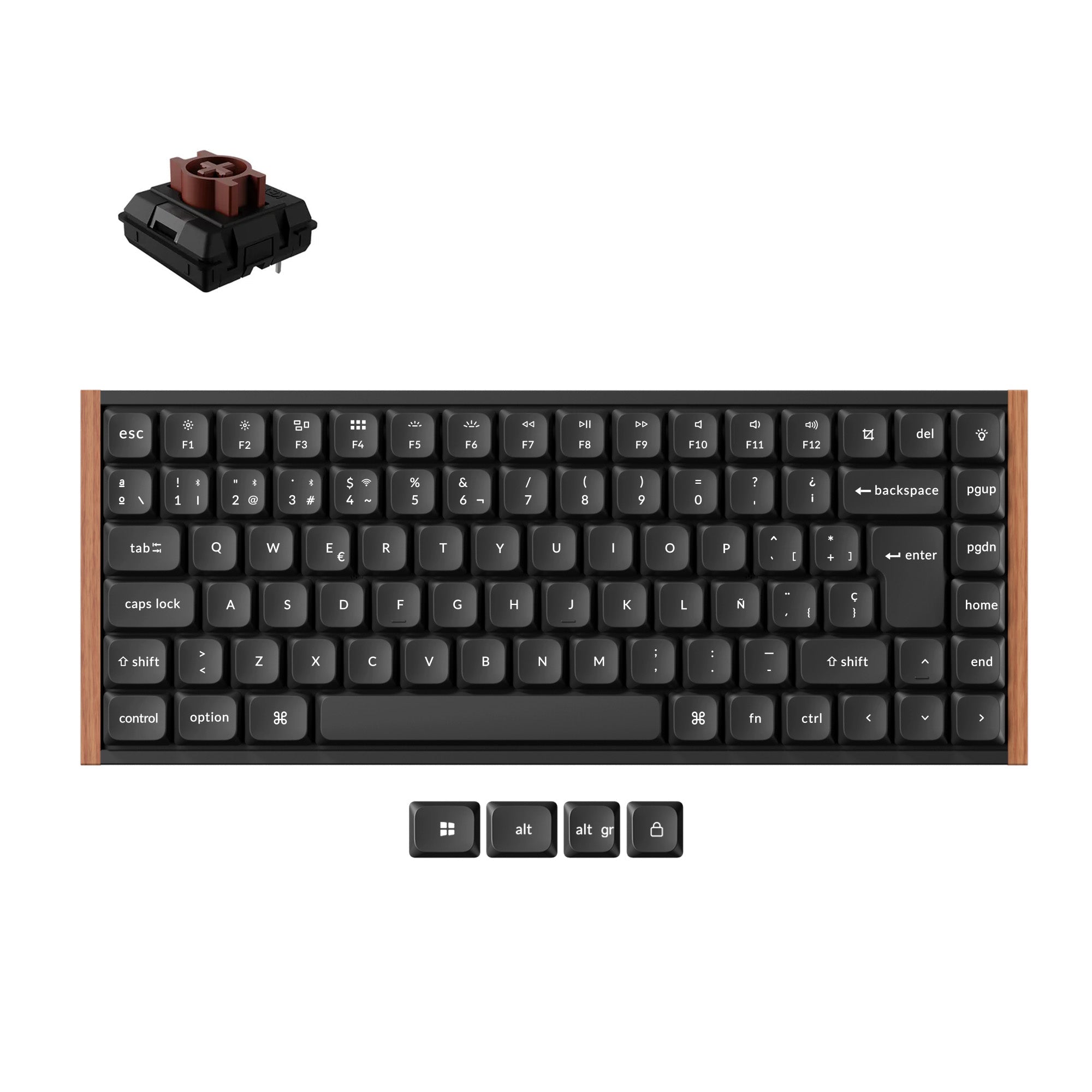 keychron-k3-ultra-8k-clavier-m-canique-ultra-fin-sans-fil-low-profile-75-iso image 6