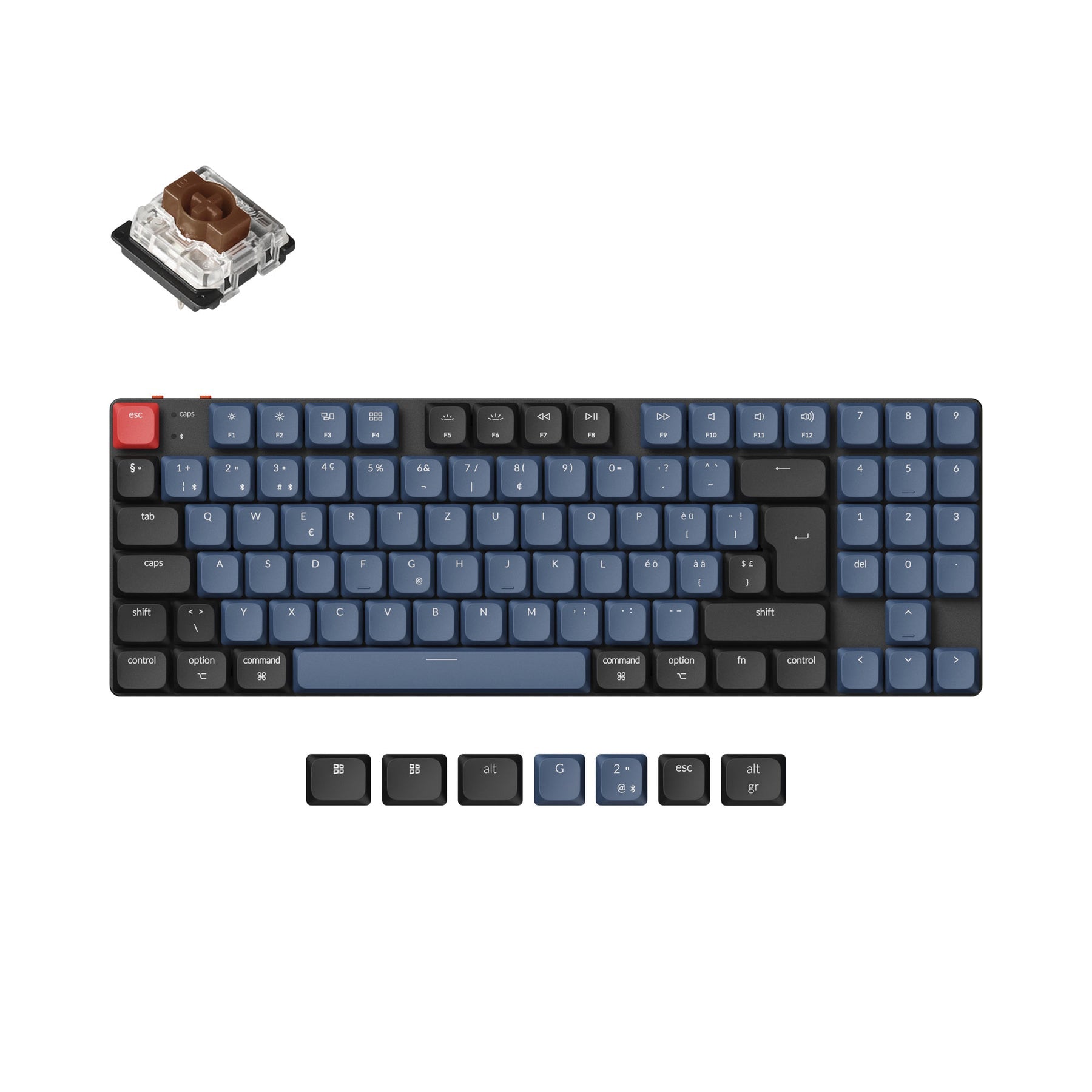 keychron-k13-pro-qmk-via-clavier-m-canique-sans-fil-ultra-fin-80-iso-fran-ais image 6