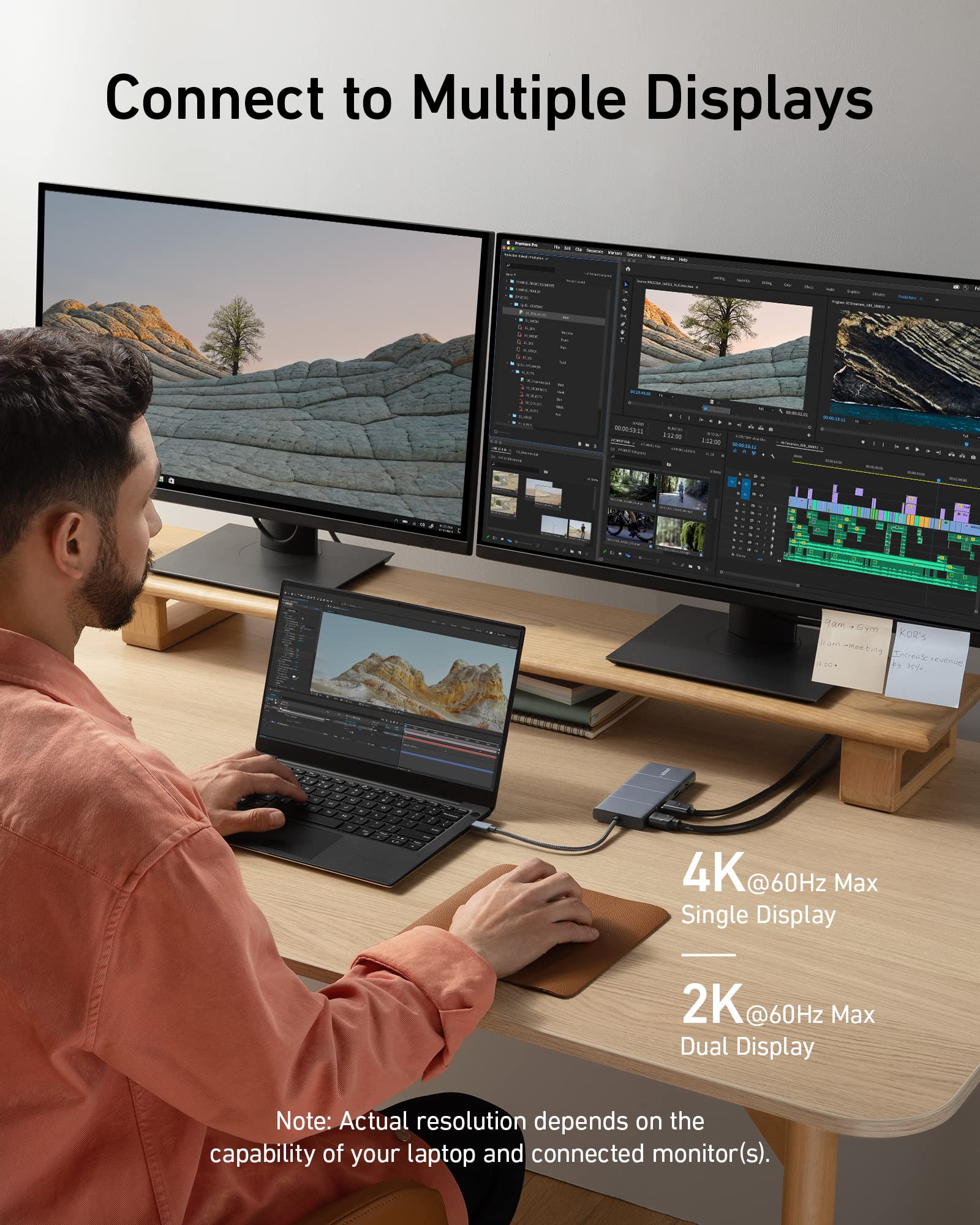 anker-565-hub-usb-c-11-en-1-station-d-accueil-hdmi-4k-displayport-pd-100w image 7