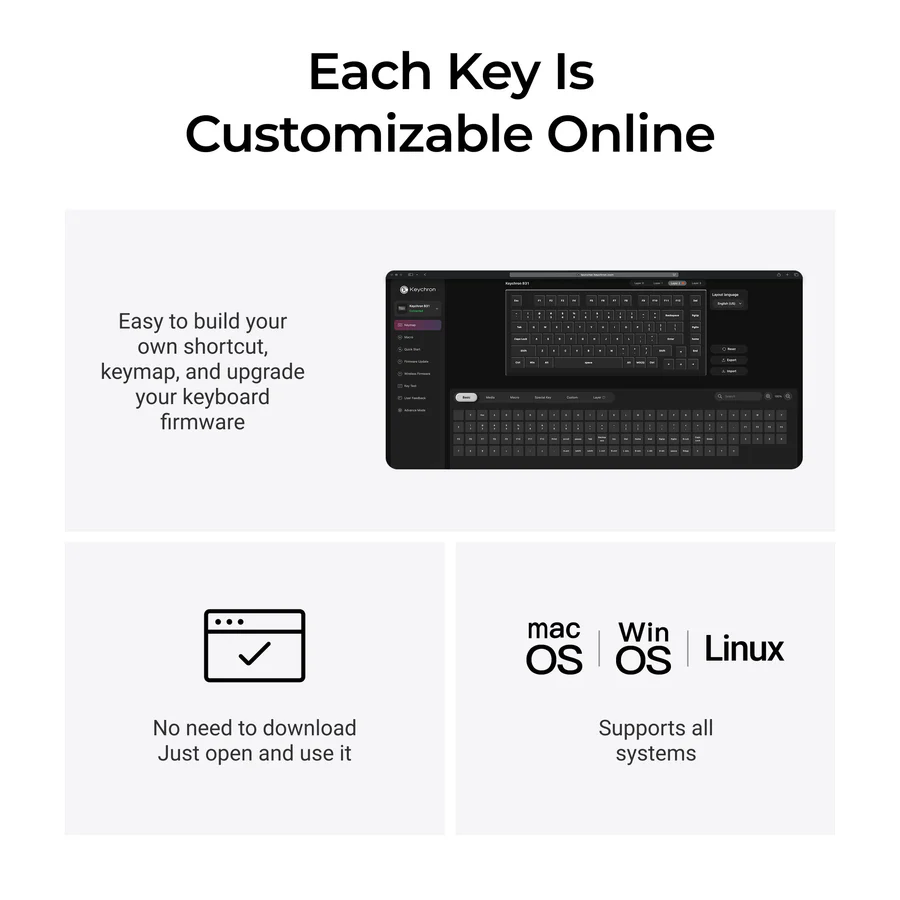 keychron-b31-clavier-sans-fil-75-silencieux-ciseaux image 2