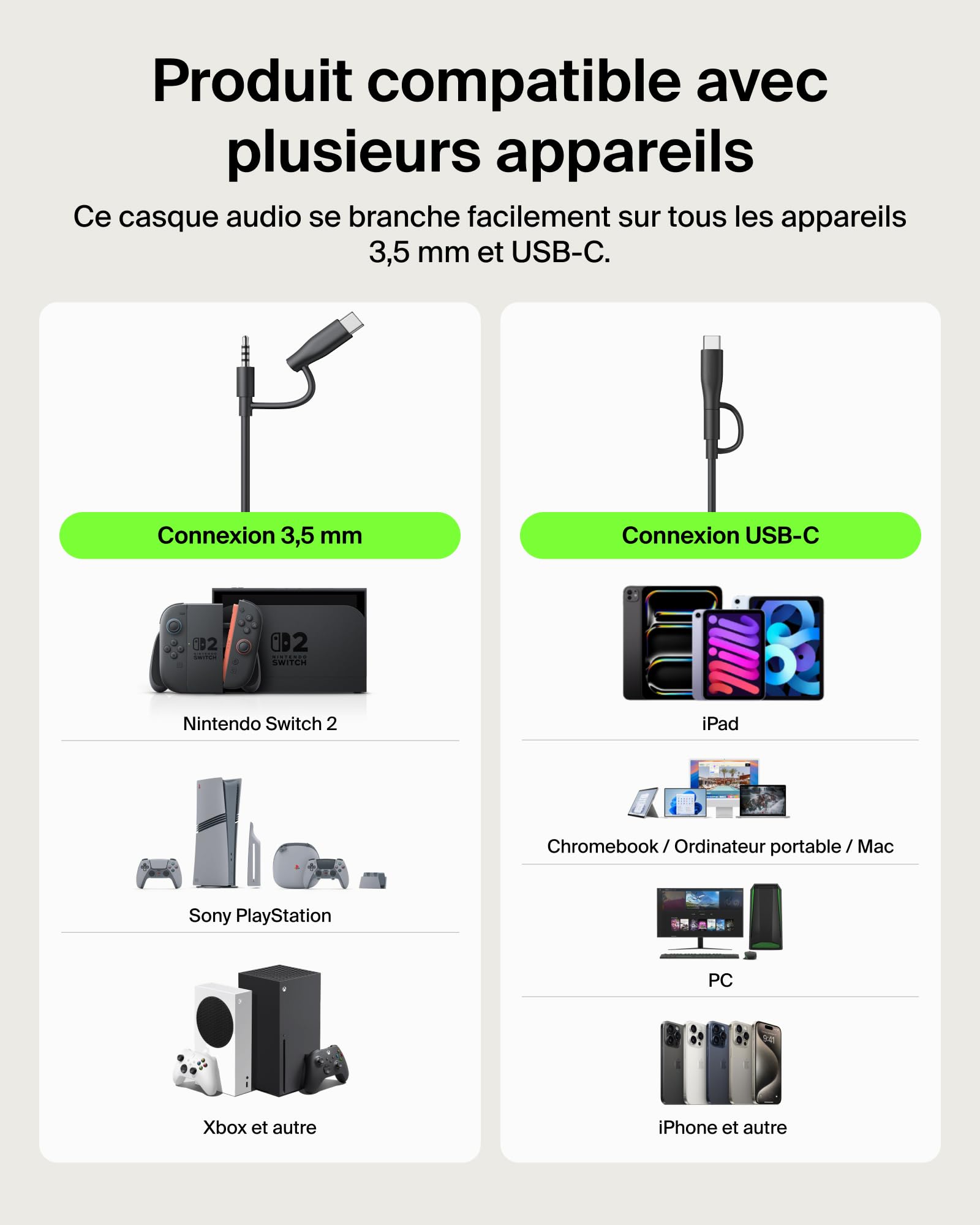 belkin-gaming-inspire-pour-enfants-casque-audio-filaire-avec-adaptateur-usb-c-no image 2